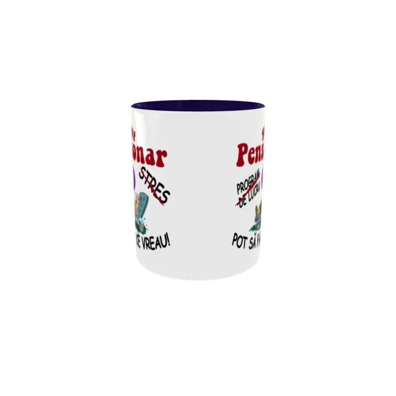 Sunt pensionar, cana ceramica, 330ml, cgs1822